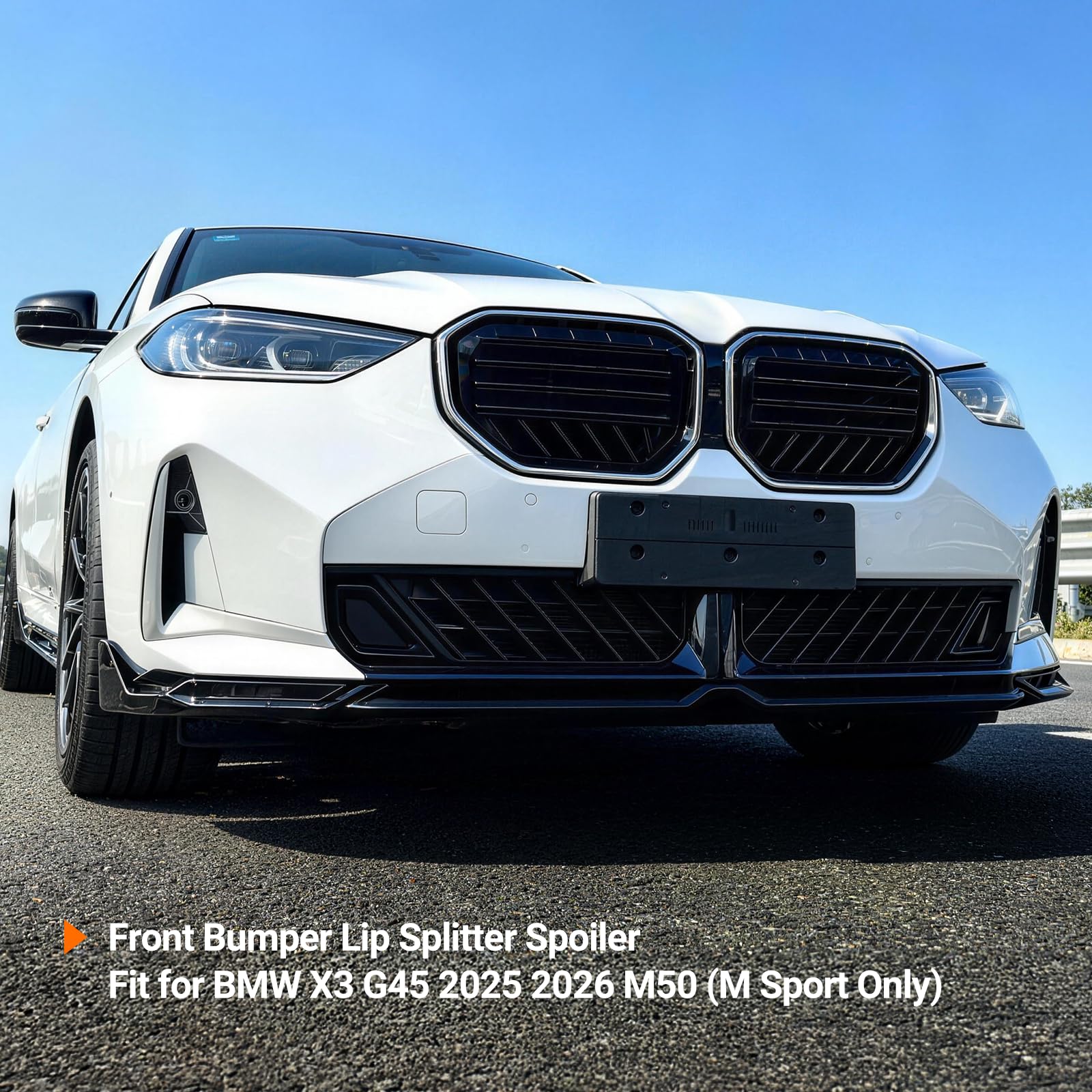 Amazon | BMW X3 G45 2025 2026 M50用フロントバンパーリップ